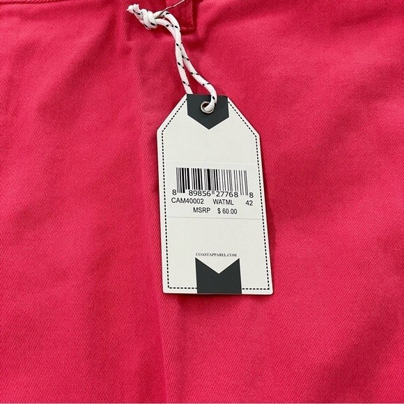 NWT COAST Apparel Men’s Dock Shorts Size 42 Watermelon - Picture 2 of 10